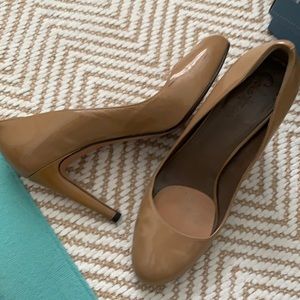 Cole Haan Nike Air Pumps-nude patent leather